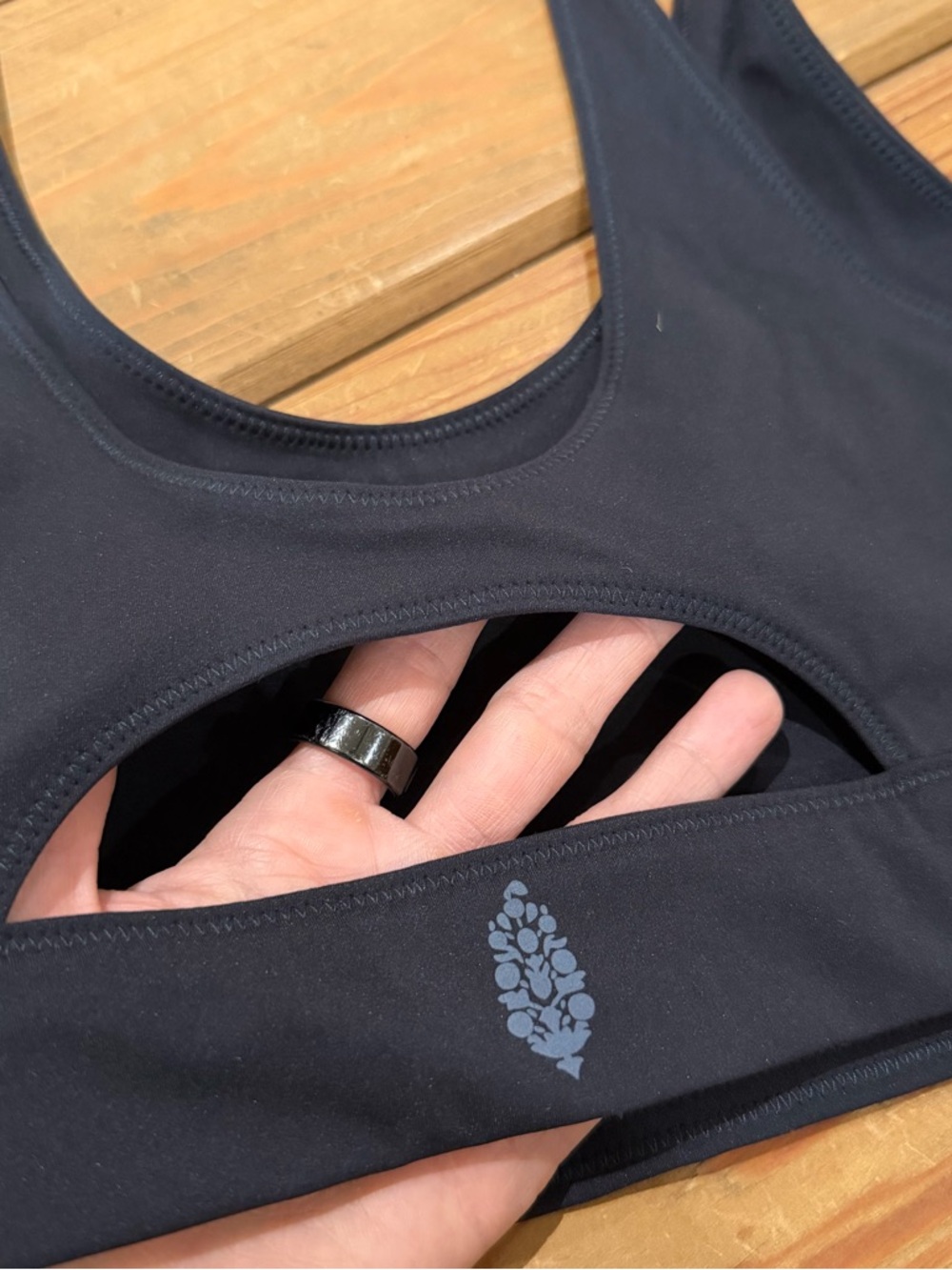 Free People Movement Can’t Lose Sports Bra Black Size Small